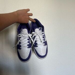 Nike dunk lows championship court purple